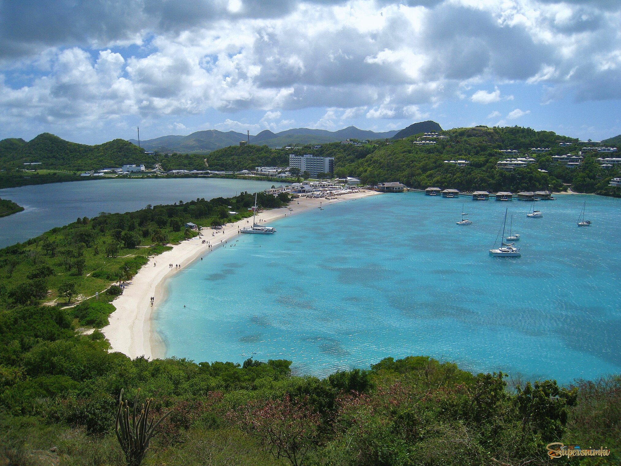 На карибском острове Антигуа.