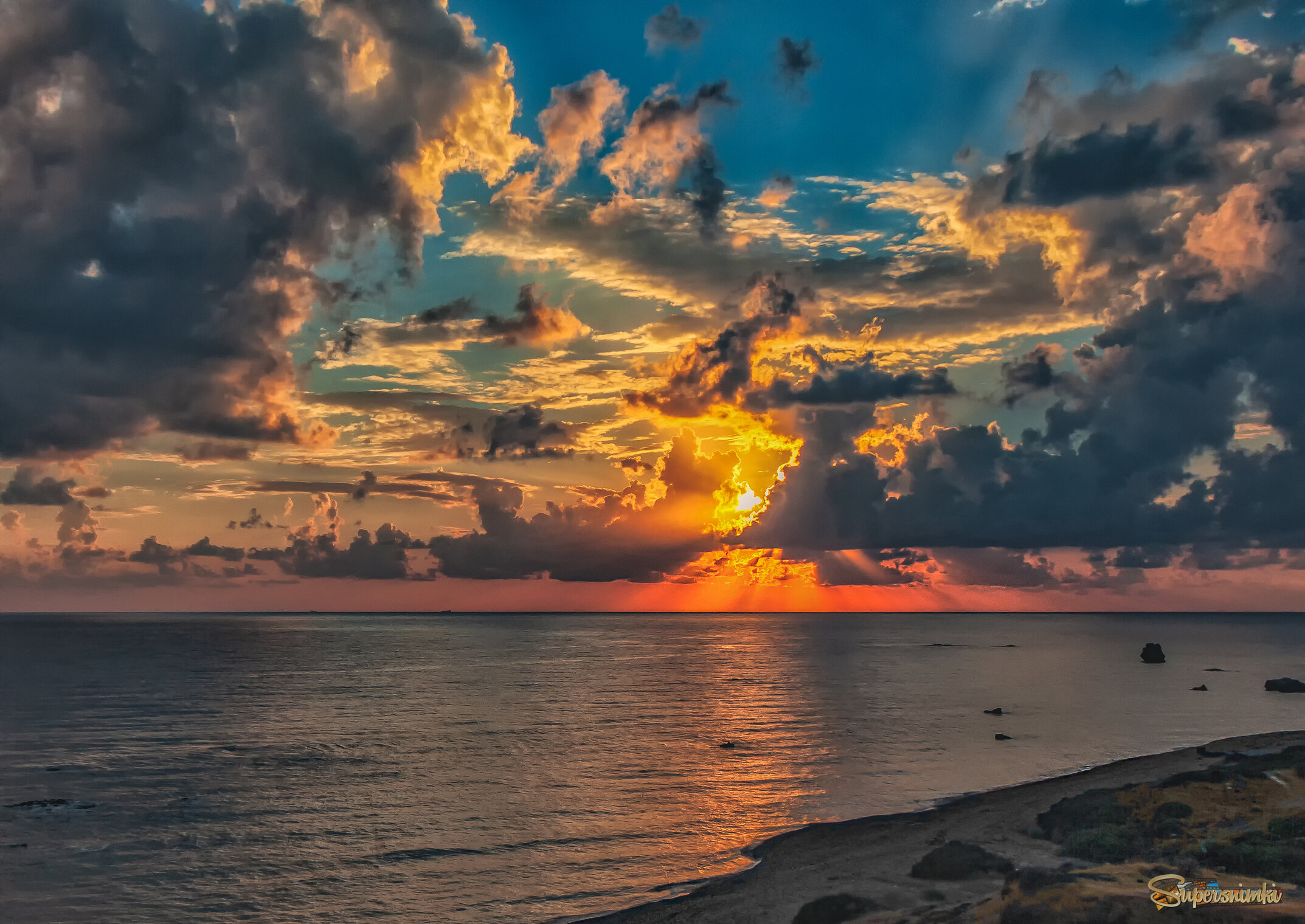 Море, небо, облака