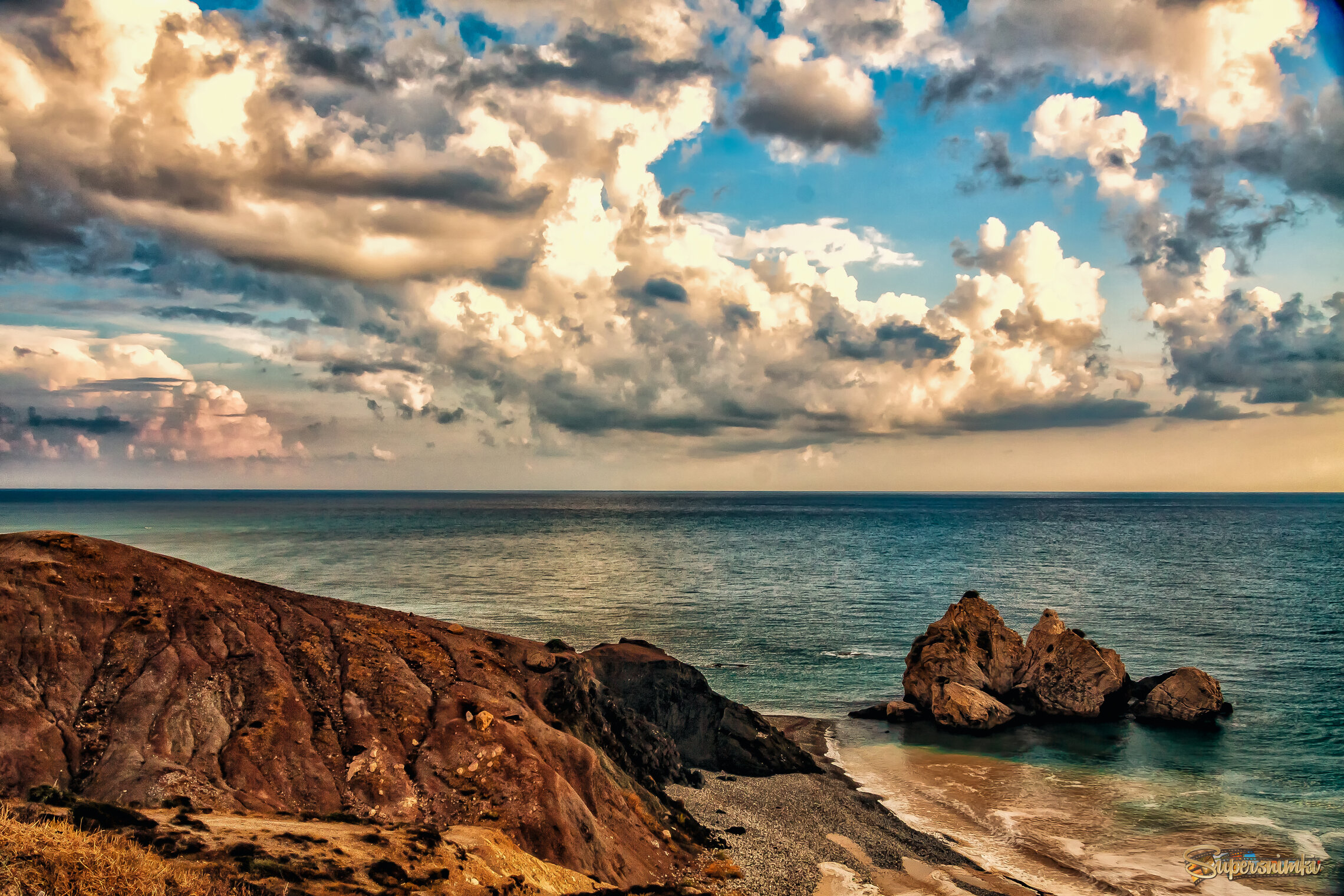 Море, небо, облака