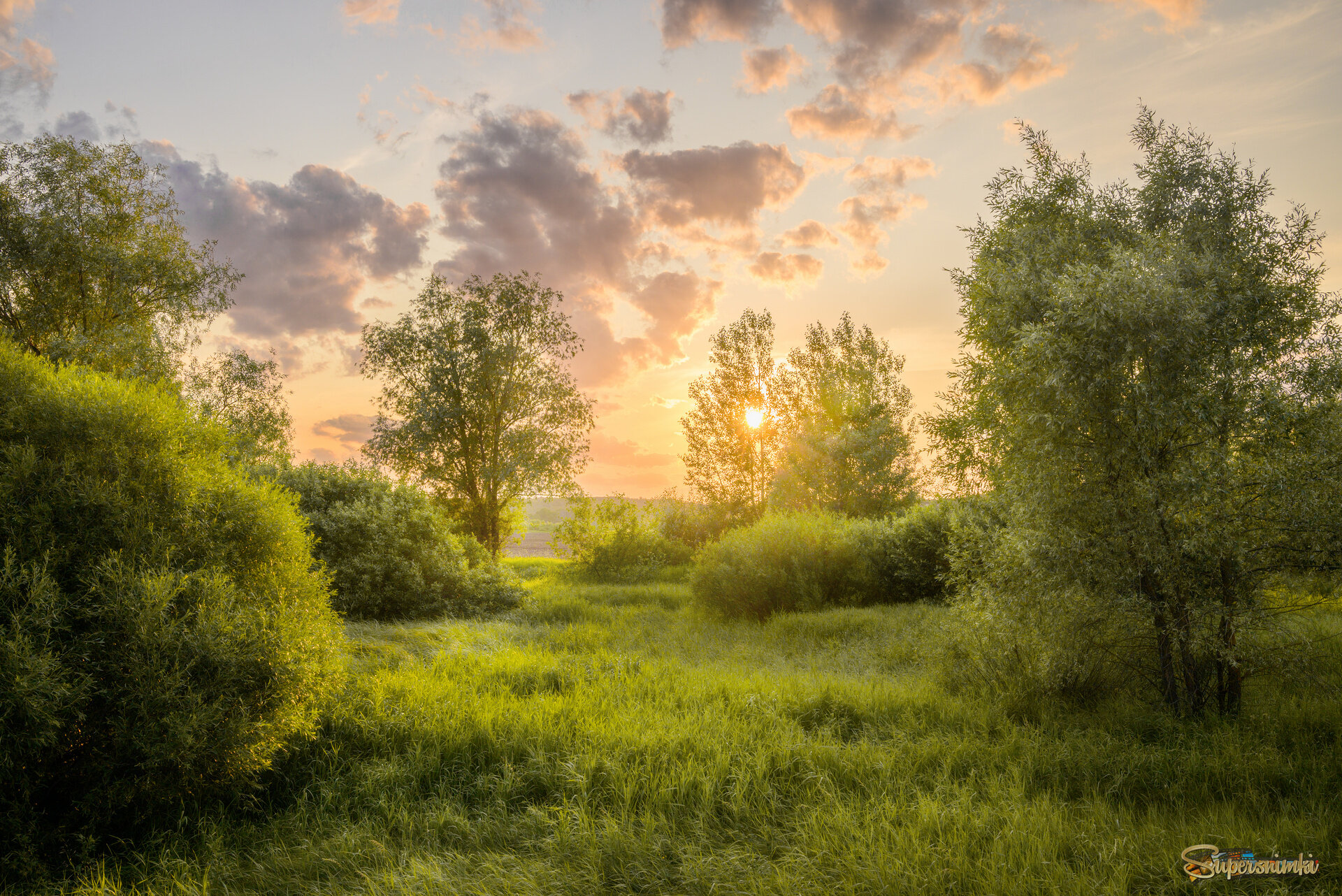 Ах! Лето! Горячий закат! 