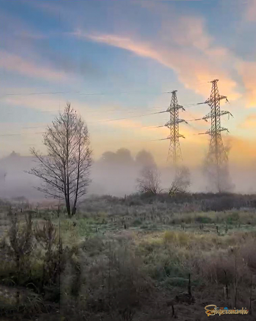 Утро. Туман.