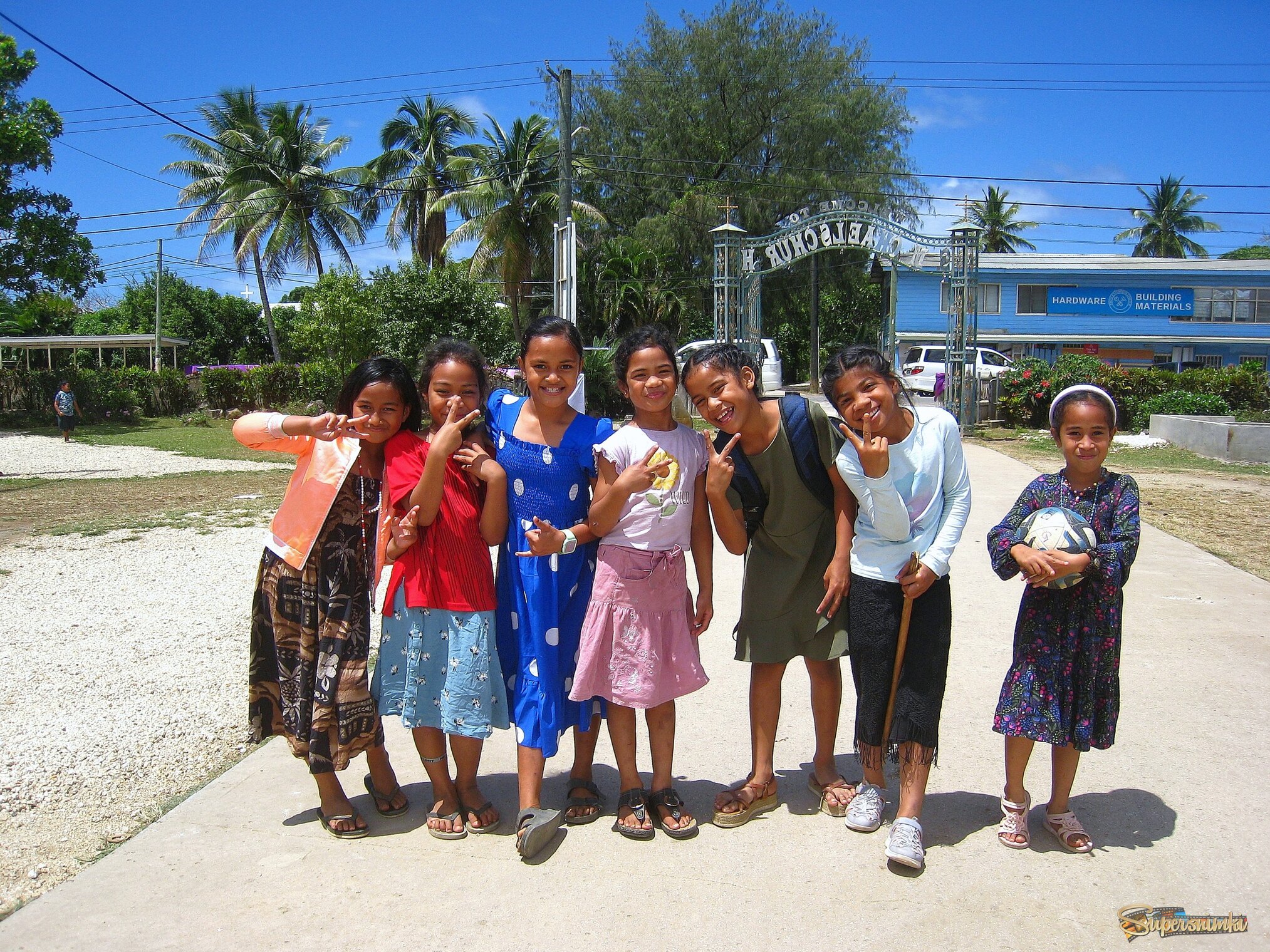 Девочки из Океании.