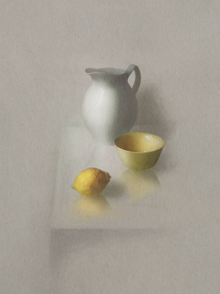 с кувшином и лимоном