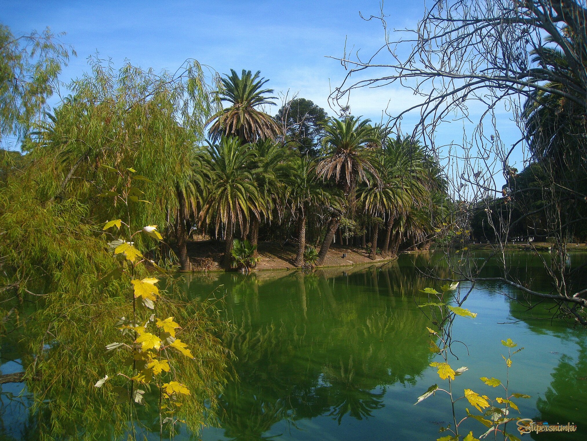 В парке Родо, в Монтевидео.