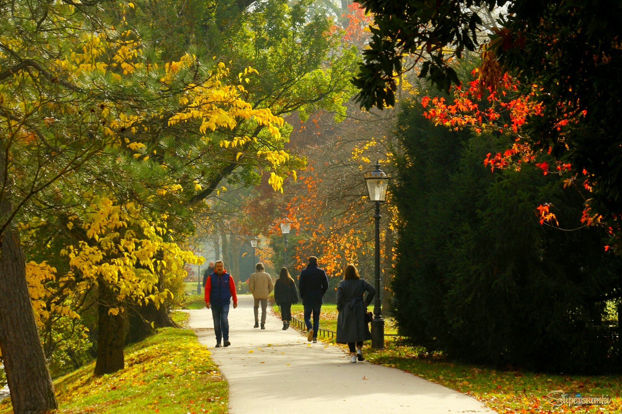 Лихтентайлер аллея ,ноябрь
