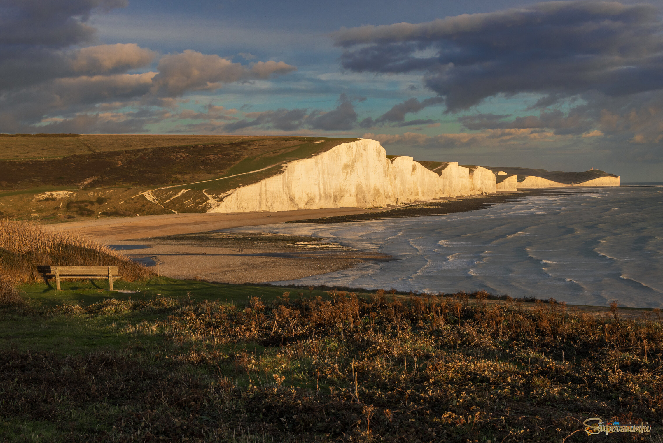 На закате...