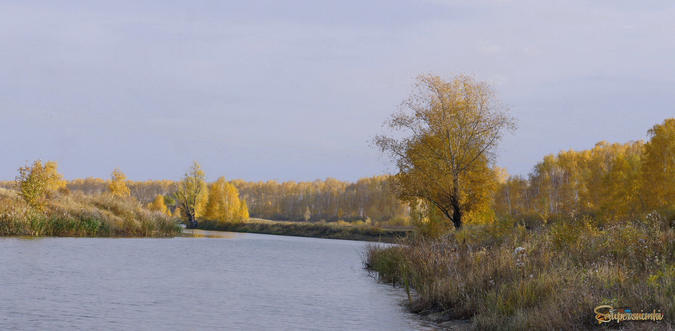 Осень,местная речка Ачаирка.