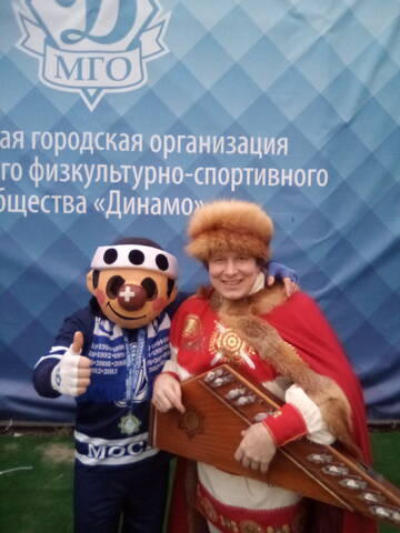 Гусляр болеет за Динамо