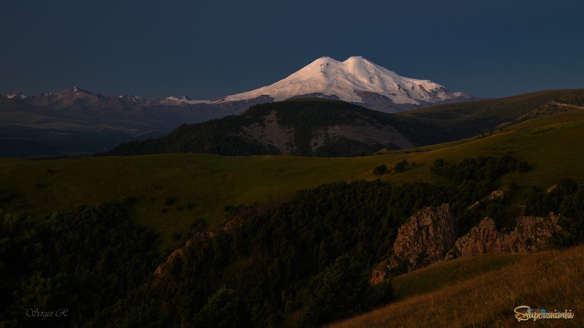 Раннее утро Приэльбрусья...