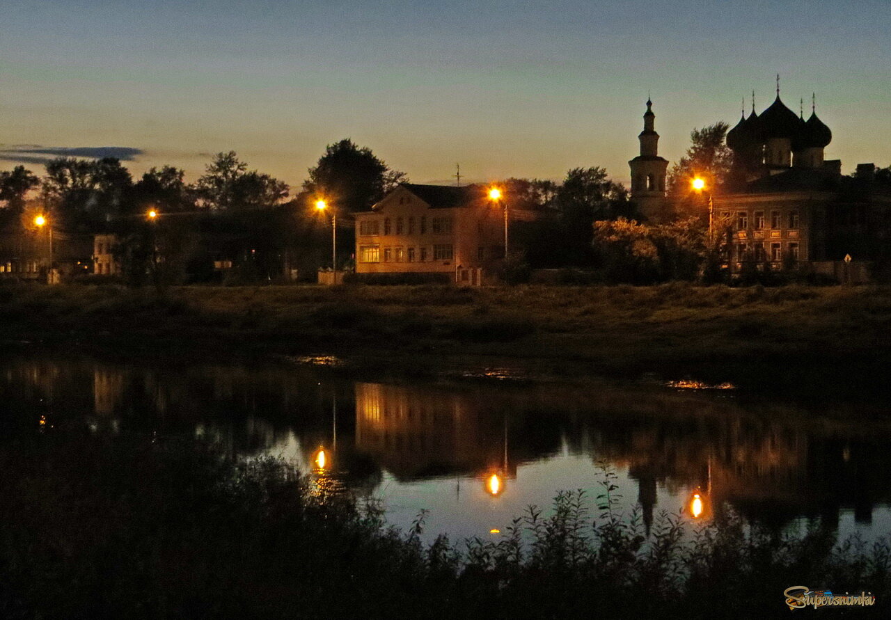 Вологда в ночи...