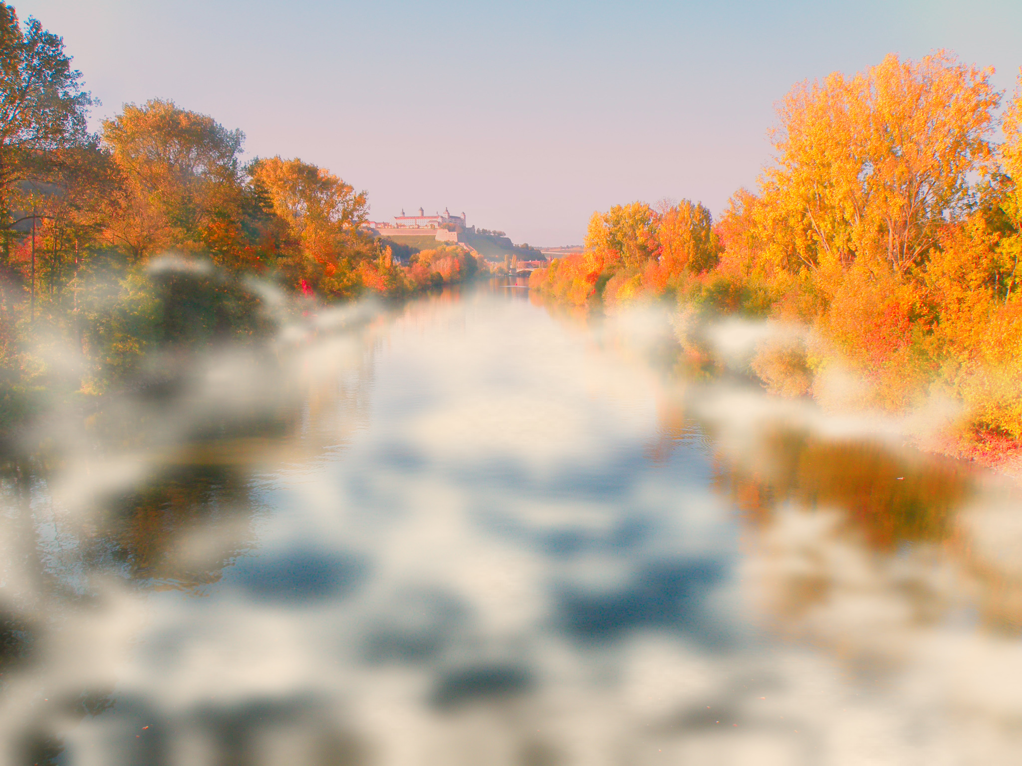 Туман над рекой.