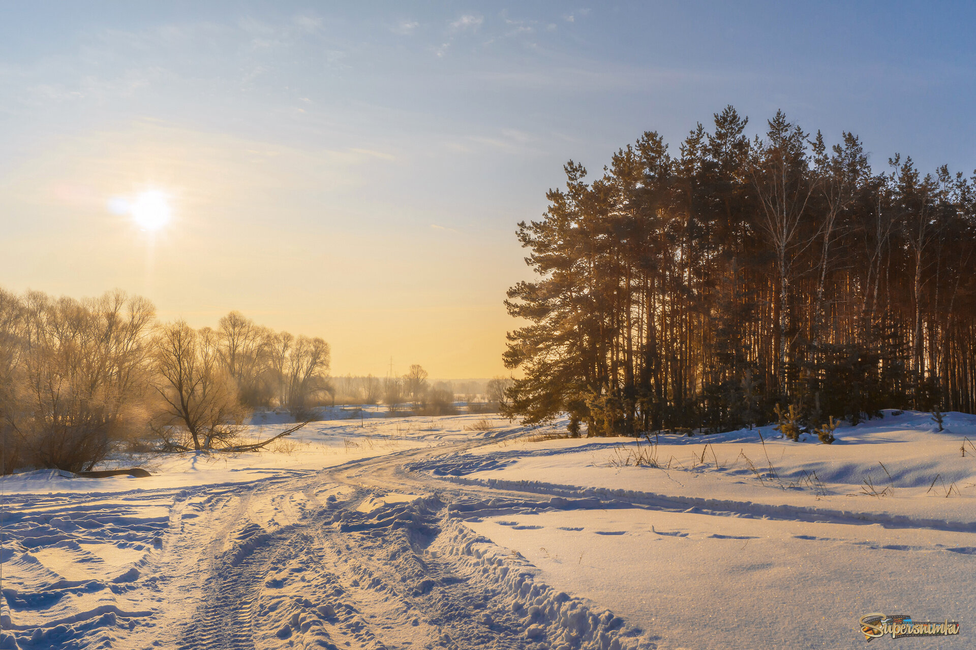 Утро морозное