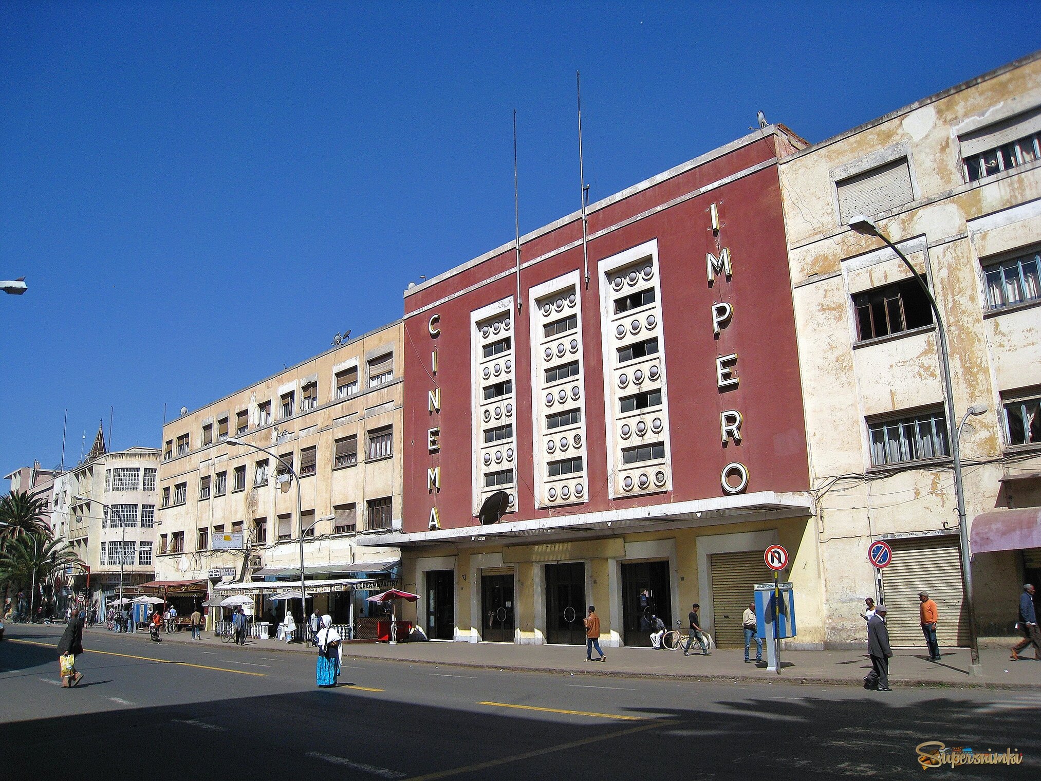 Наследие Итальянской колониальной империи, Асмэра, Эритрея.