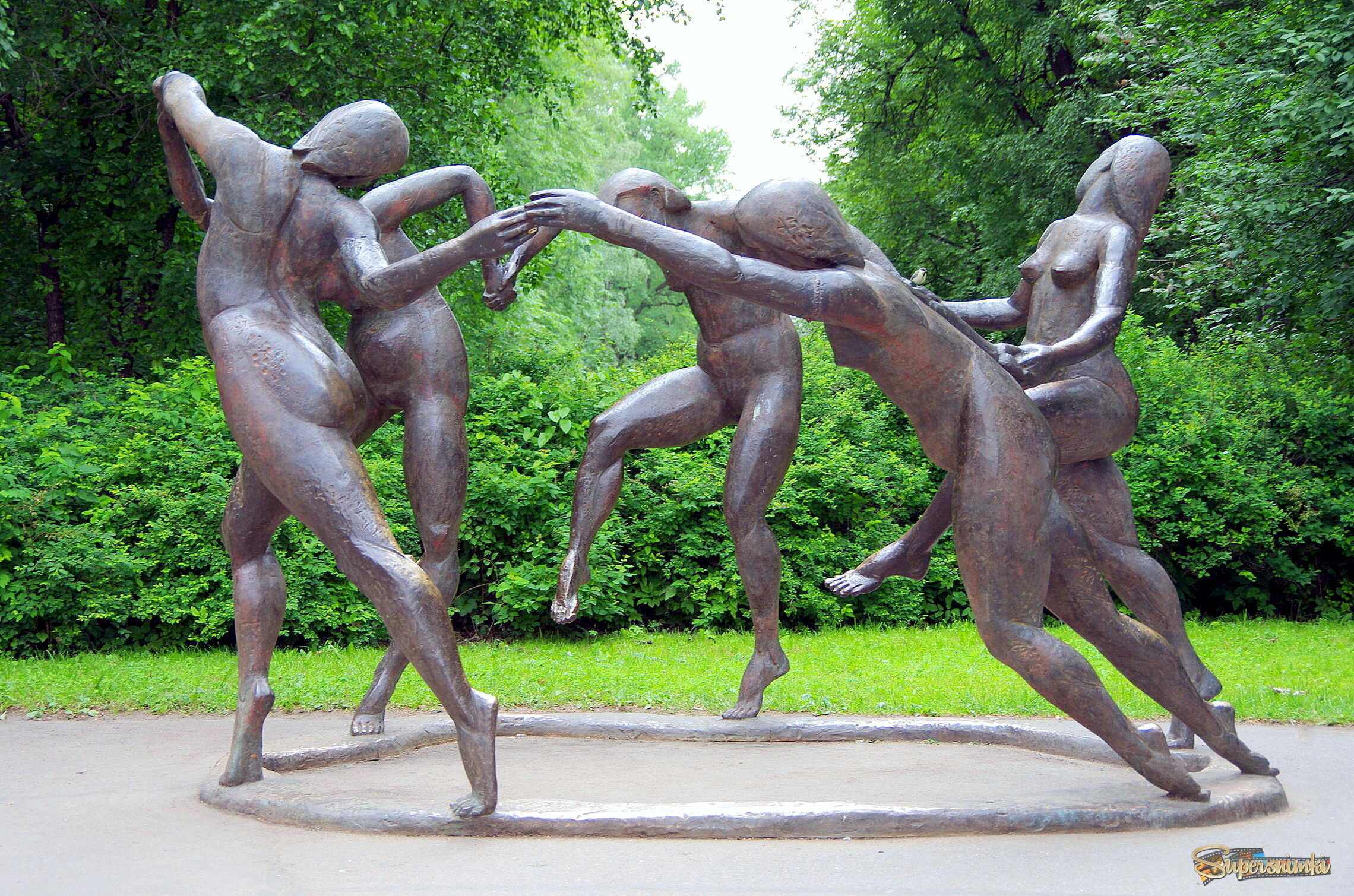 ЗD версия картины Анри Матисса "Танец".