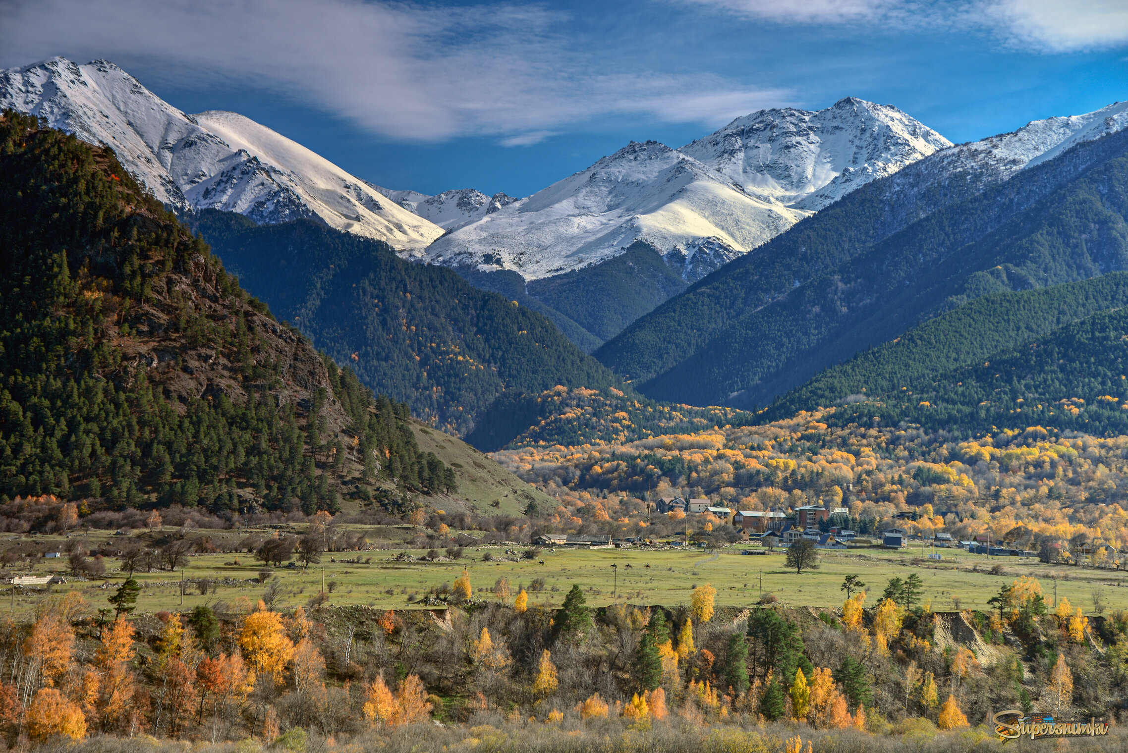 В окрестностях Теберды.