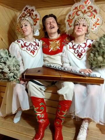 Гусляр в бане. Иван Самоваров 