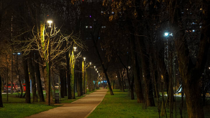Осенний Вечер в Городе