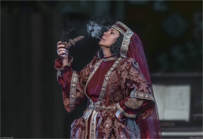 Актриса з. а. Санкт-Петербурга Наталья Парашкина в роли Ханумы.