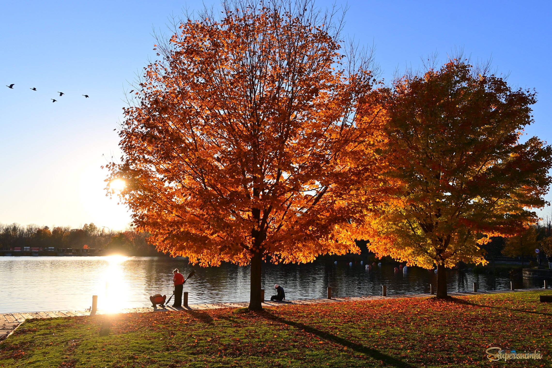 Готовясь к отходу
