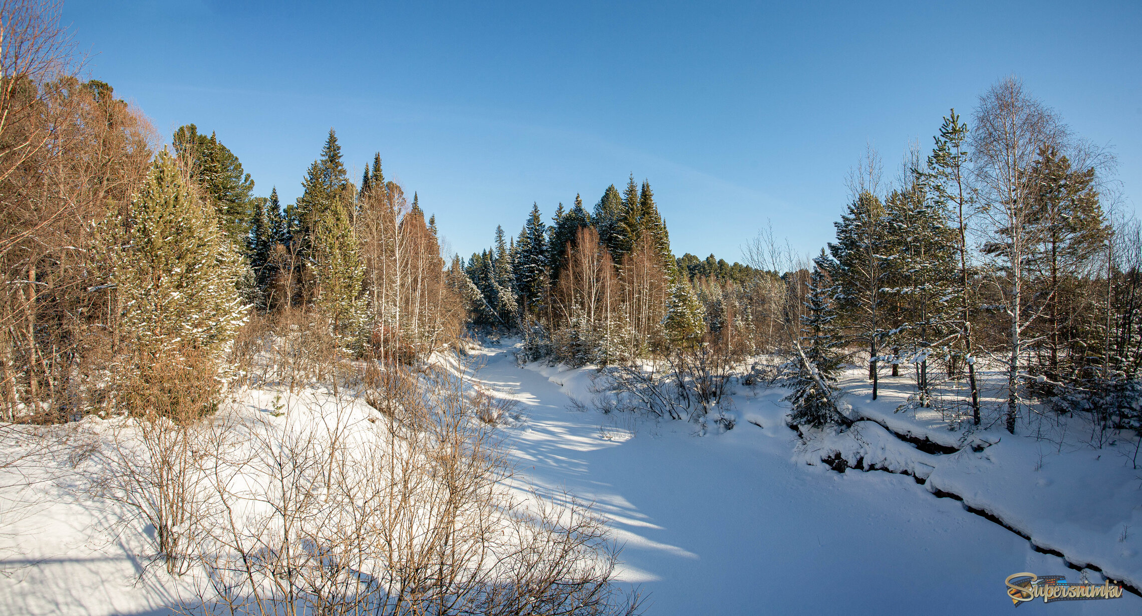 Зимняя речка