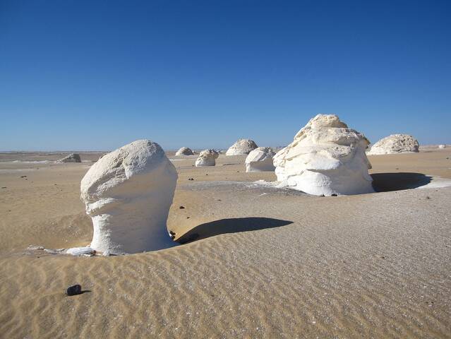 В египетской Белой пустыне.