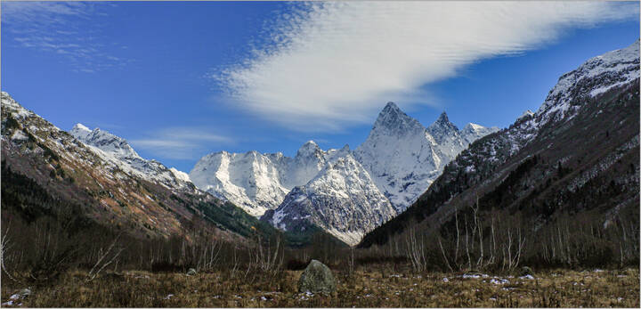 В Гоначхирском ущелье.