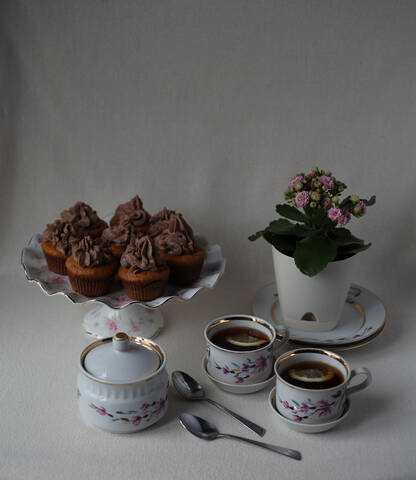 Утреннее чаепитие. 