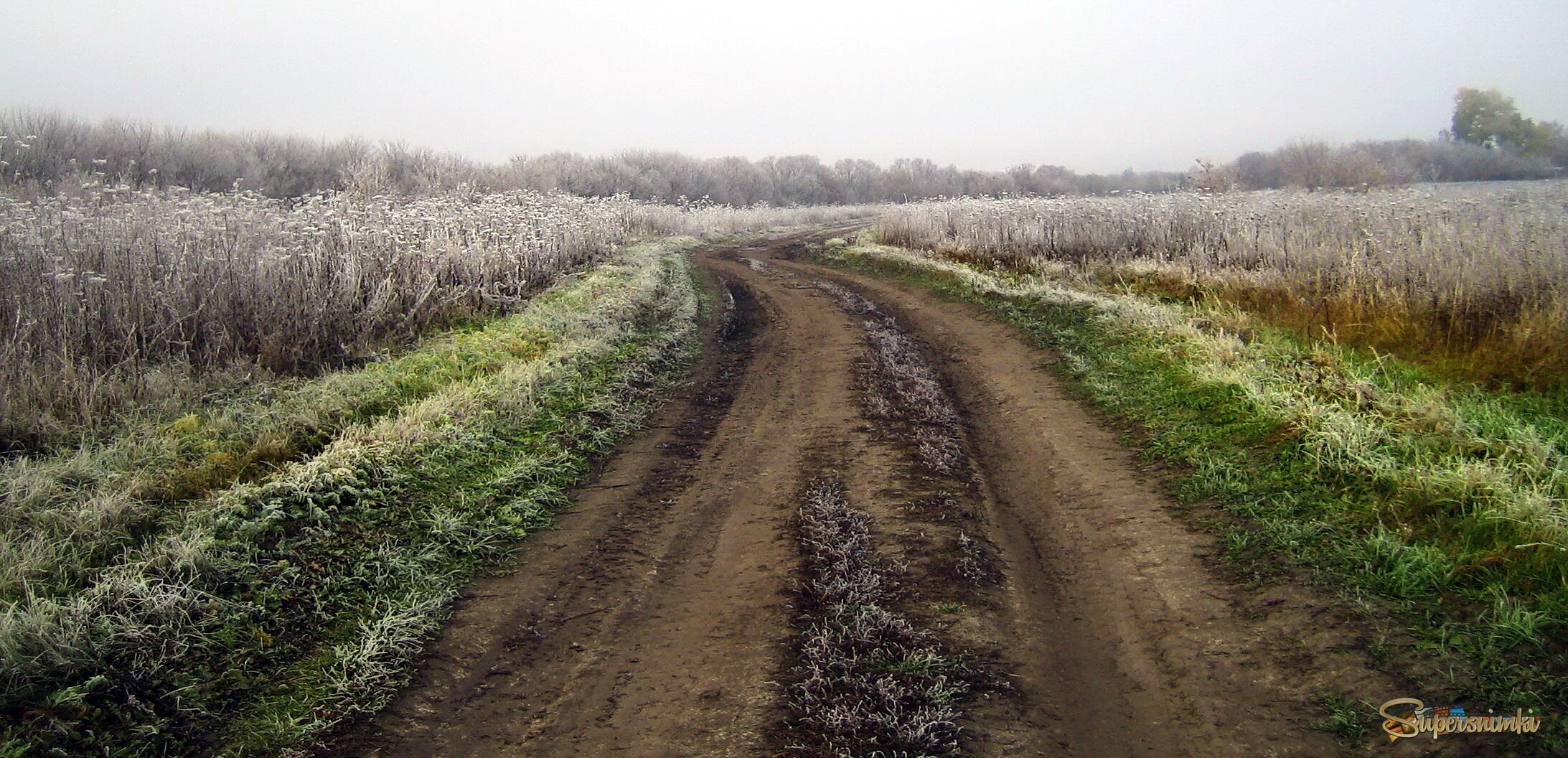 Иней, октябрь