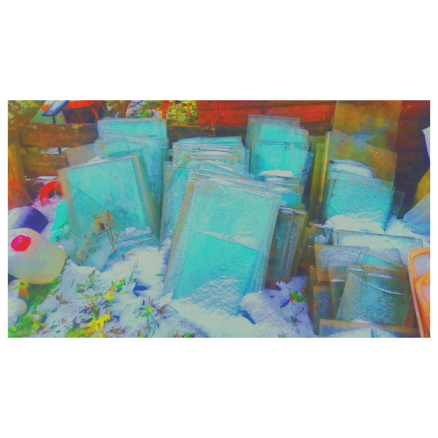 замёрзли лужи в Декабре