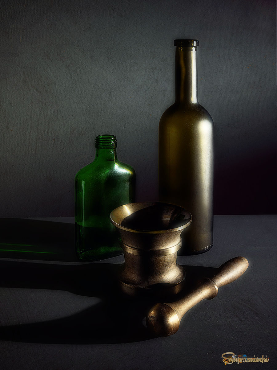 латунная ступка