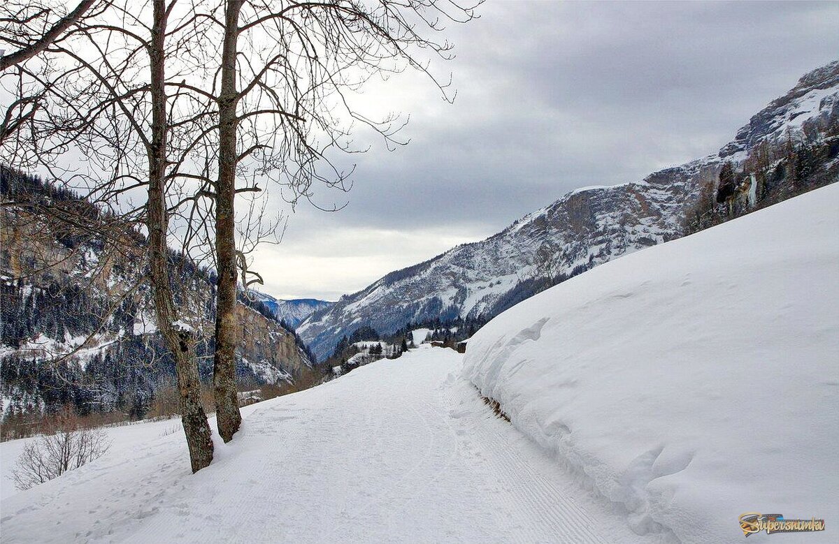 Альпы, дорожка