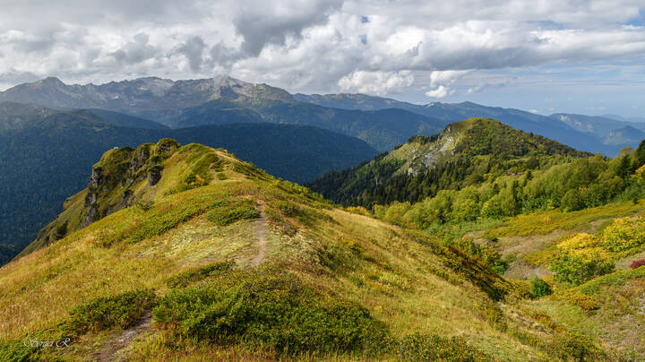 В горах Красной Поляны...