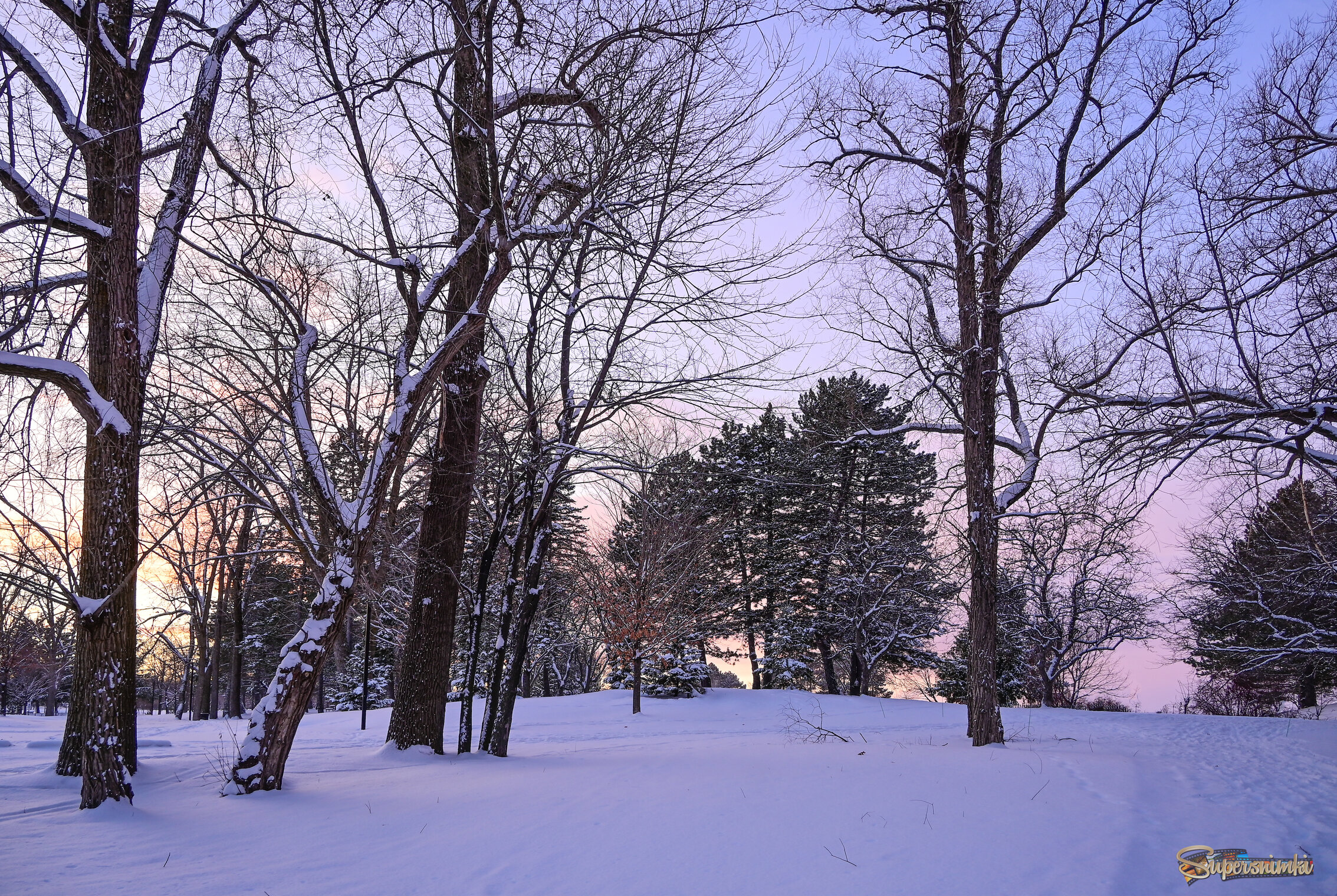 Пригорок закатный