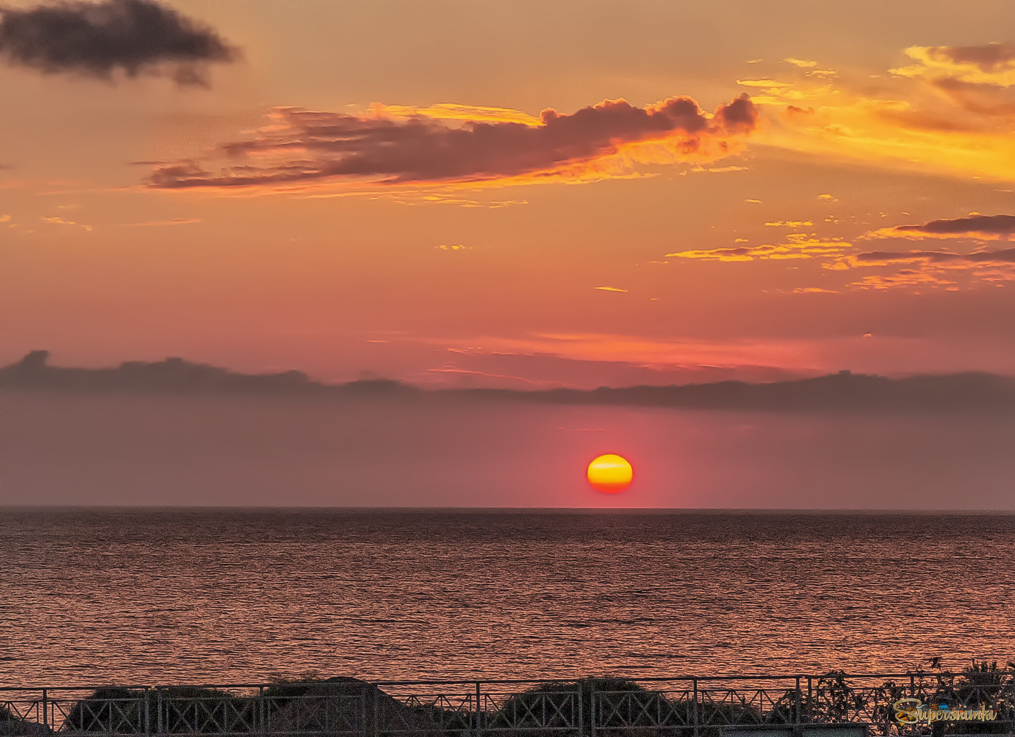 Розовый закат