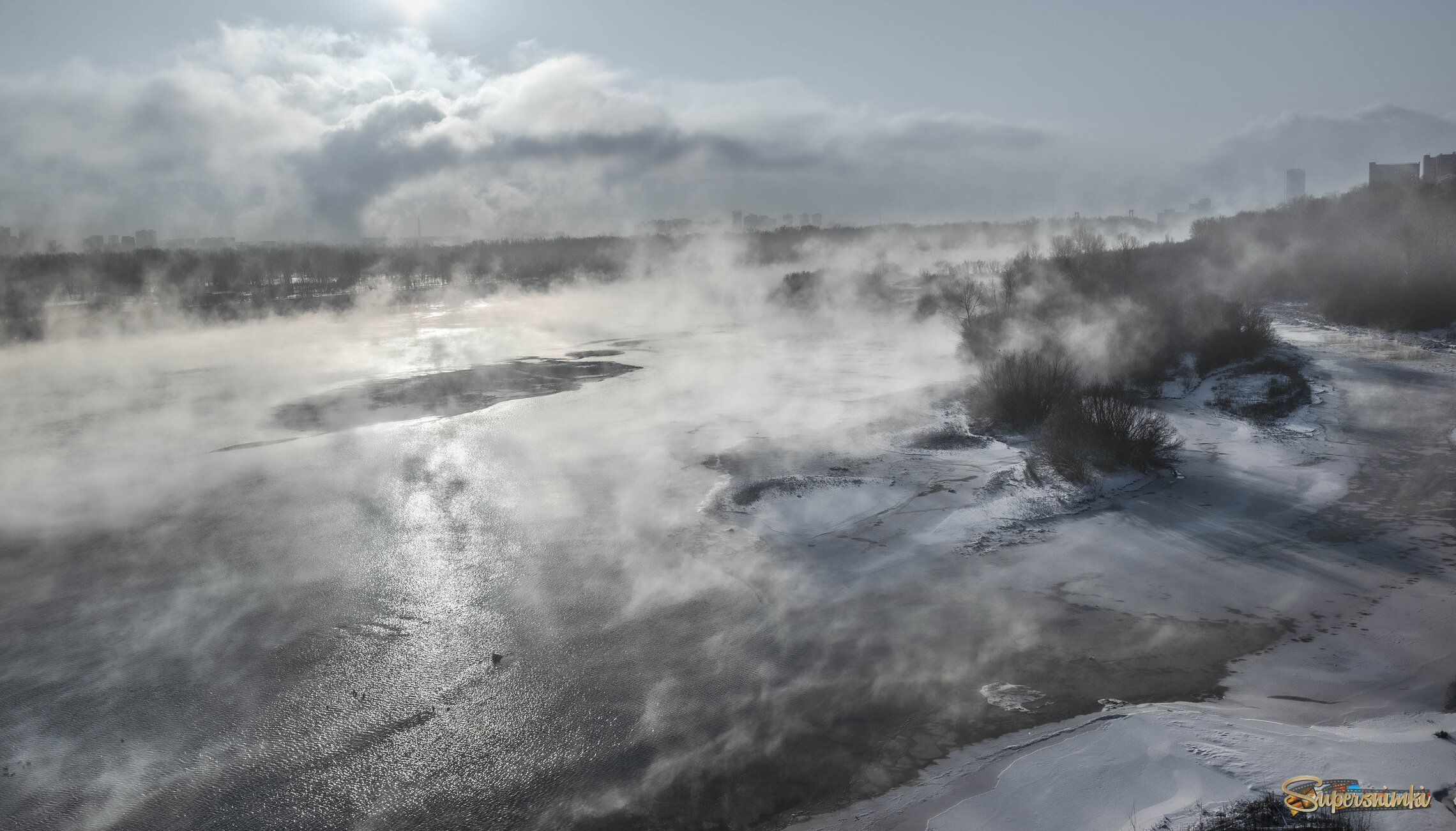 декабрь на Енисее.