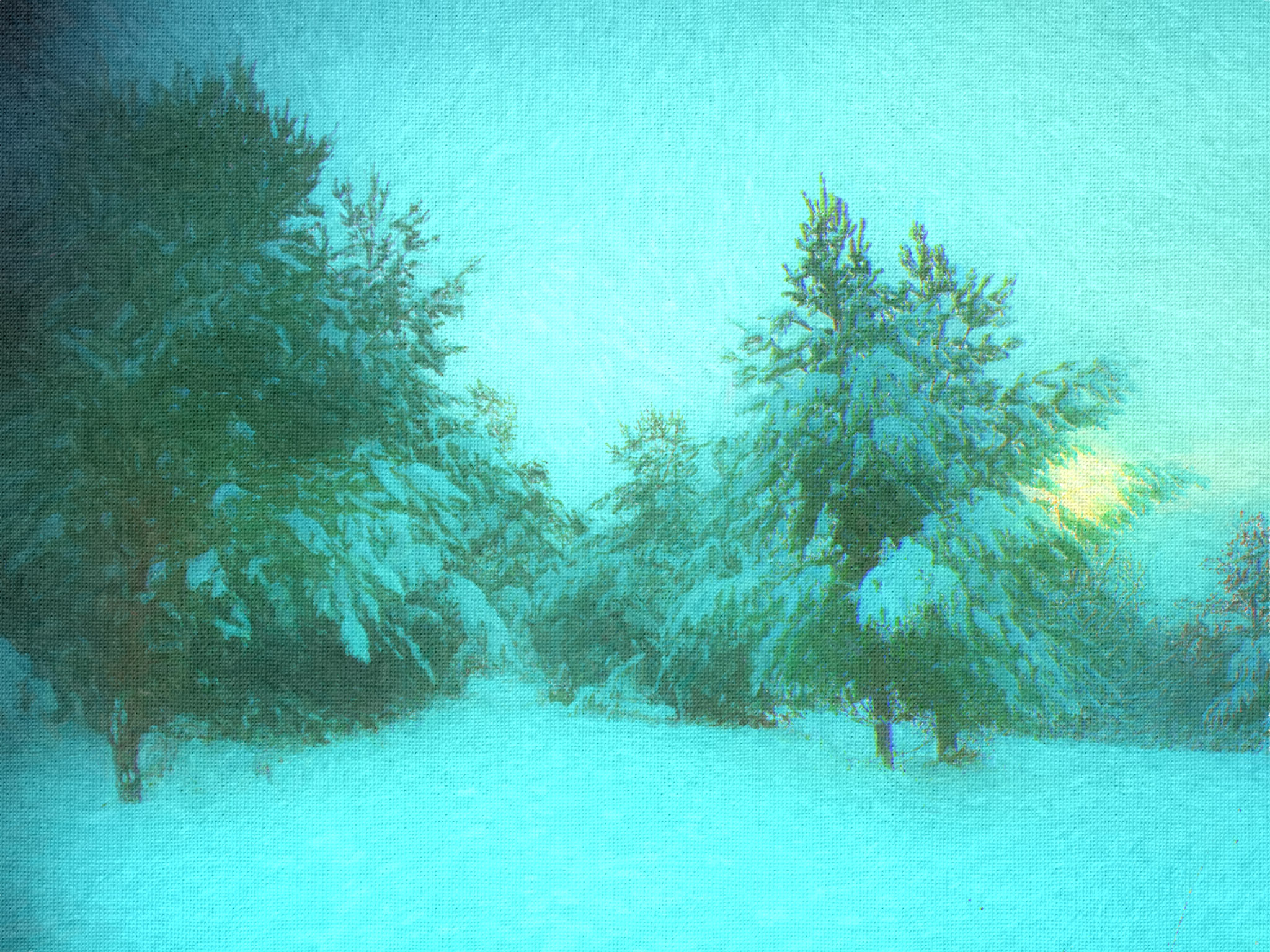 Лунная ночь.