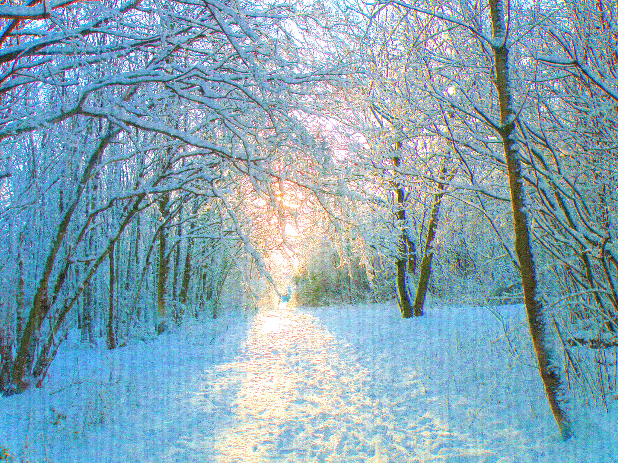 Солнечный луч.