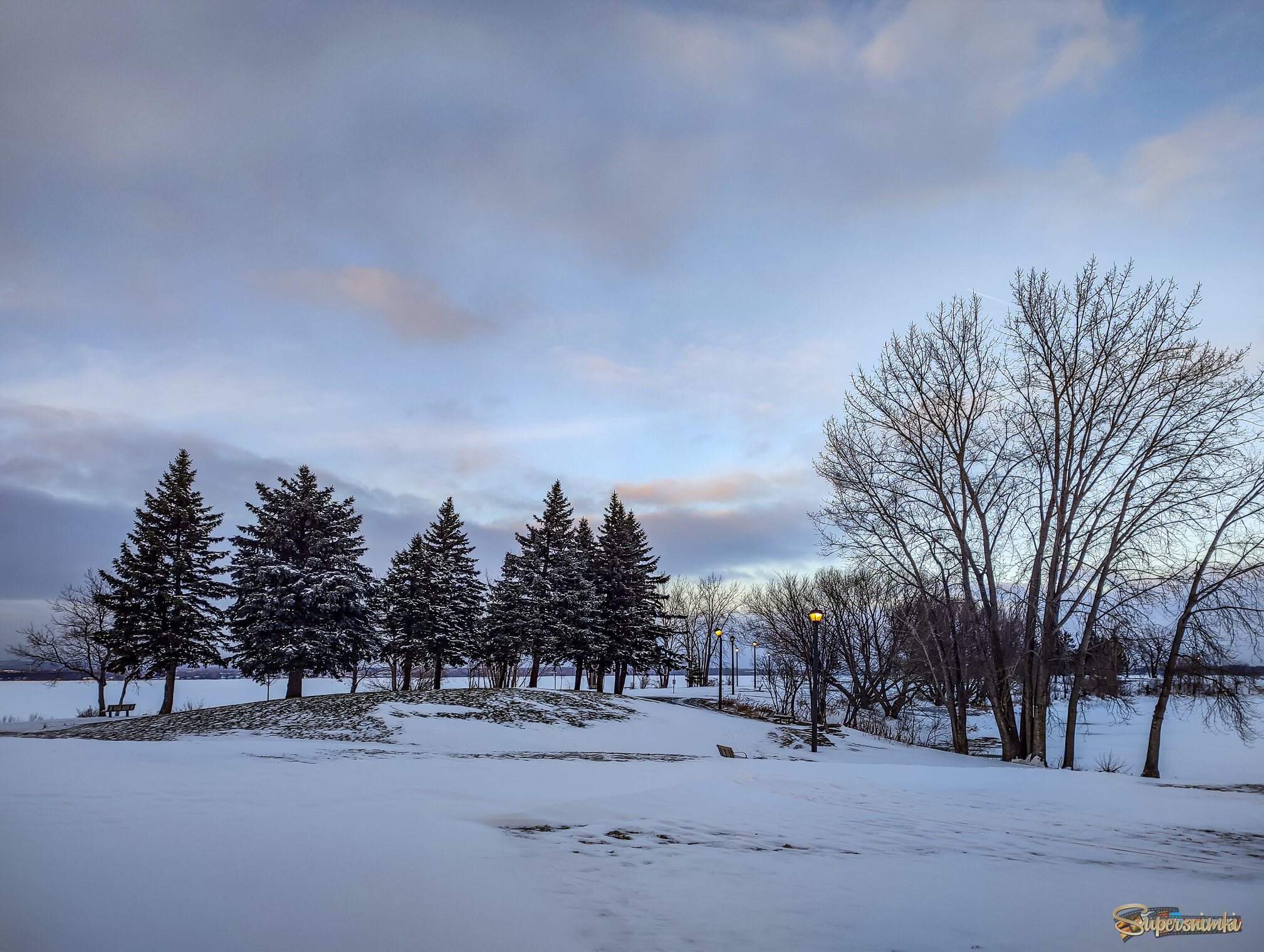 Зима у яхт-клуба