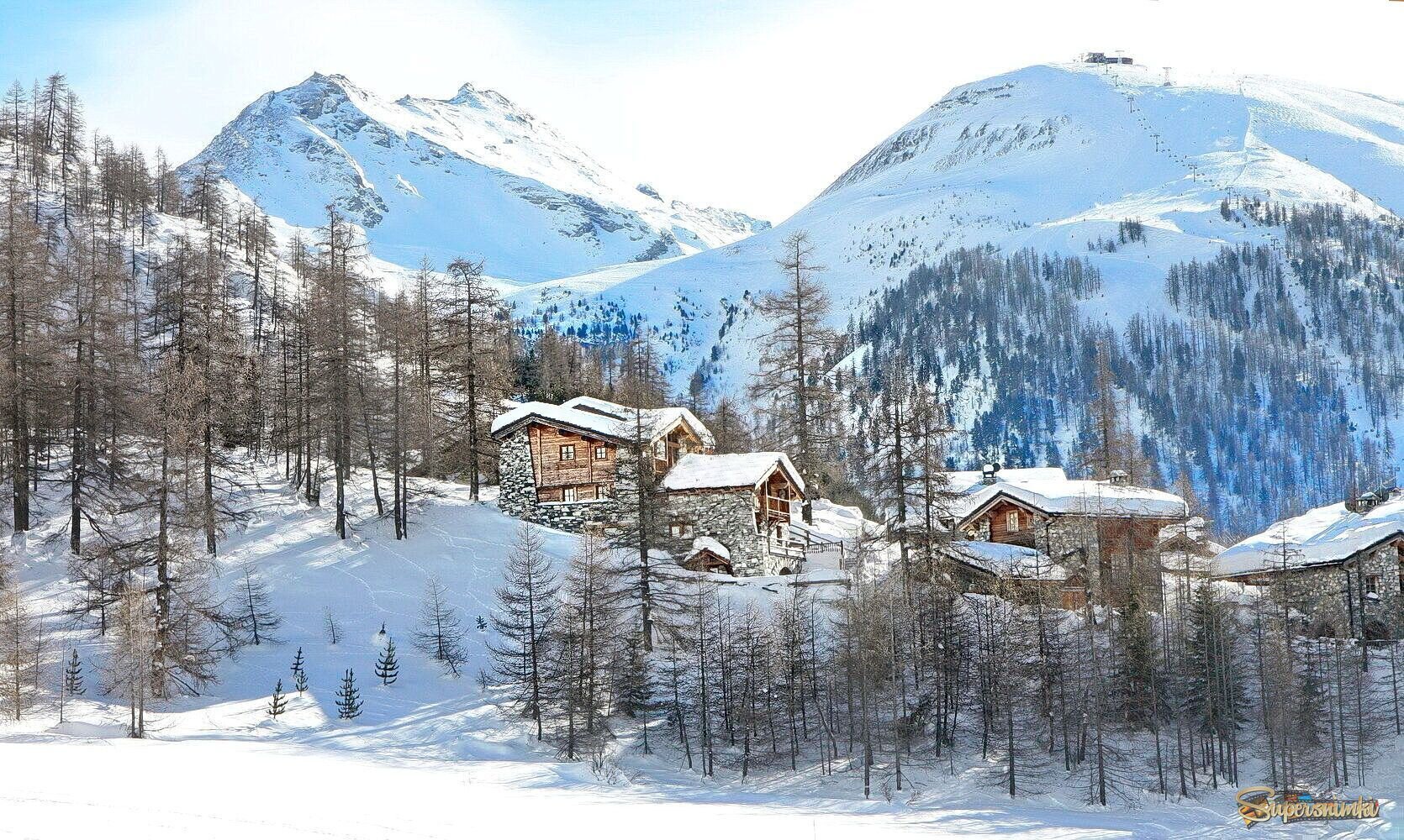 Зима в Альпах