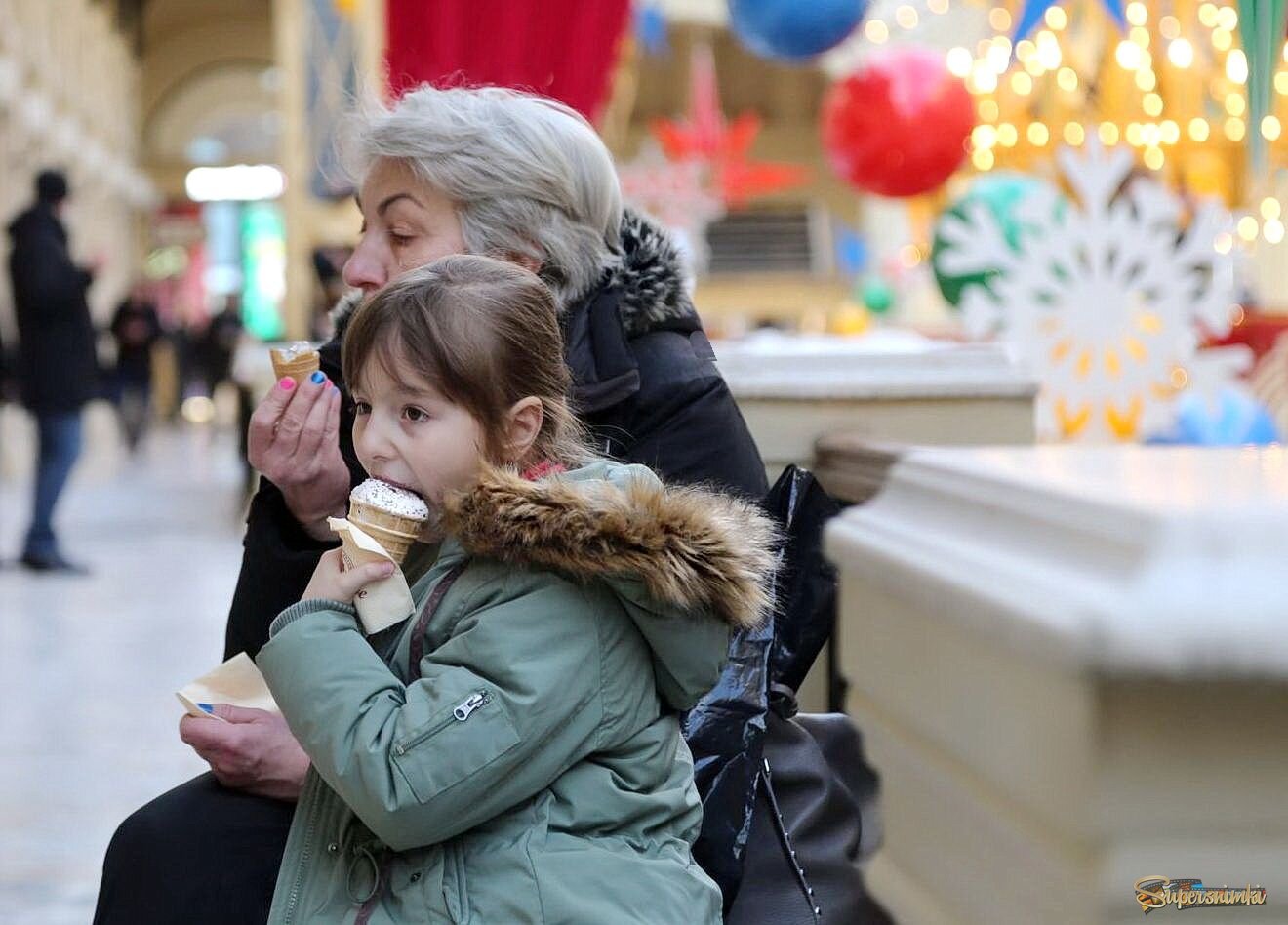 В Гуме, самое вкусное мороженое!