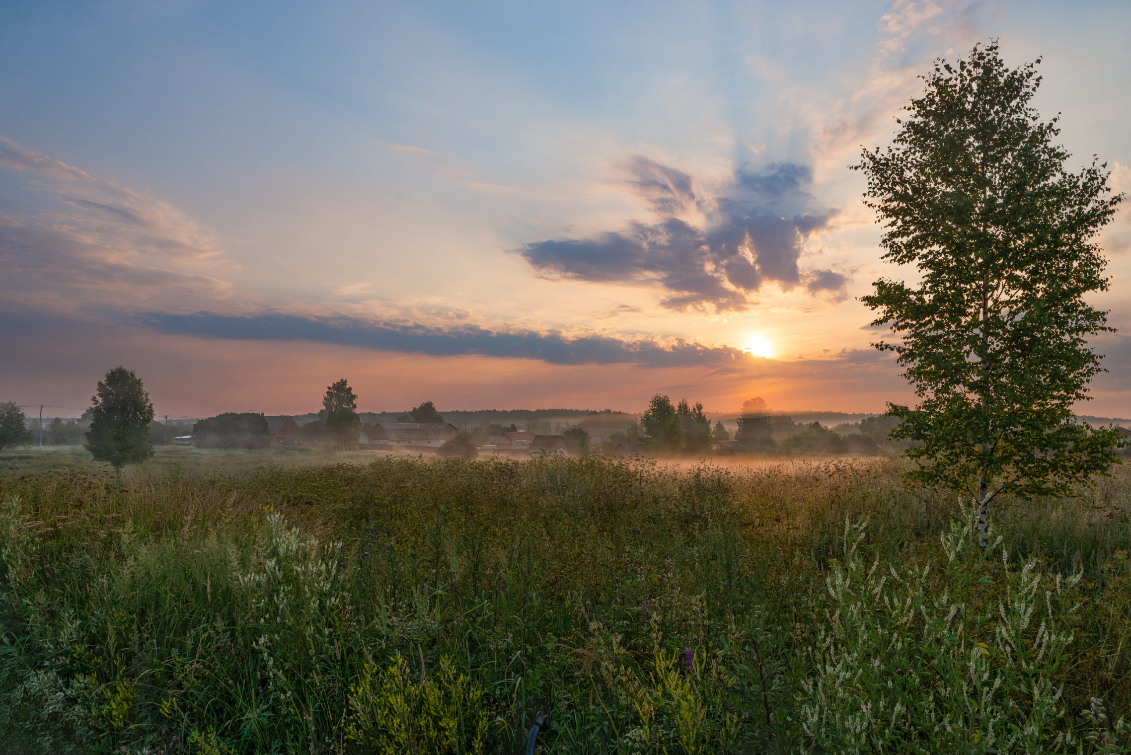 утренний полёт