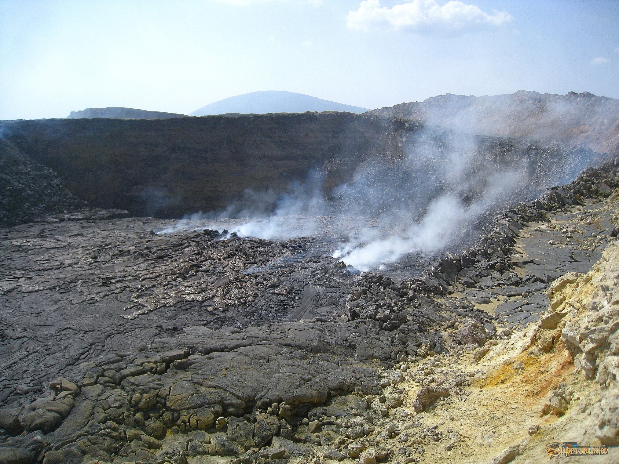 На вулкане Эрта Але, Эфиопия.