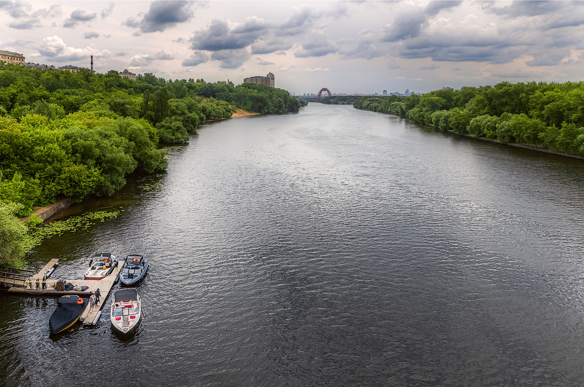 Вид на реку.