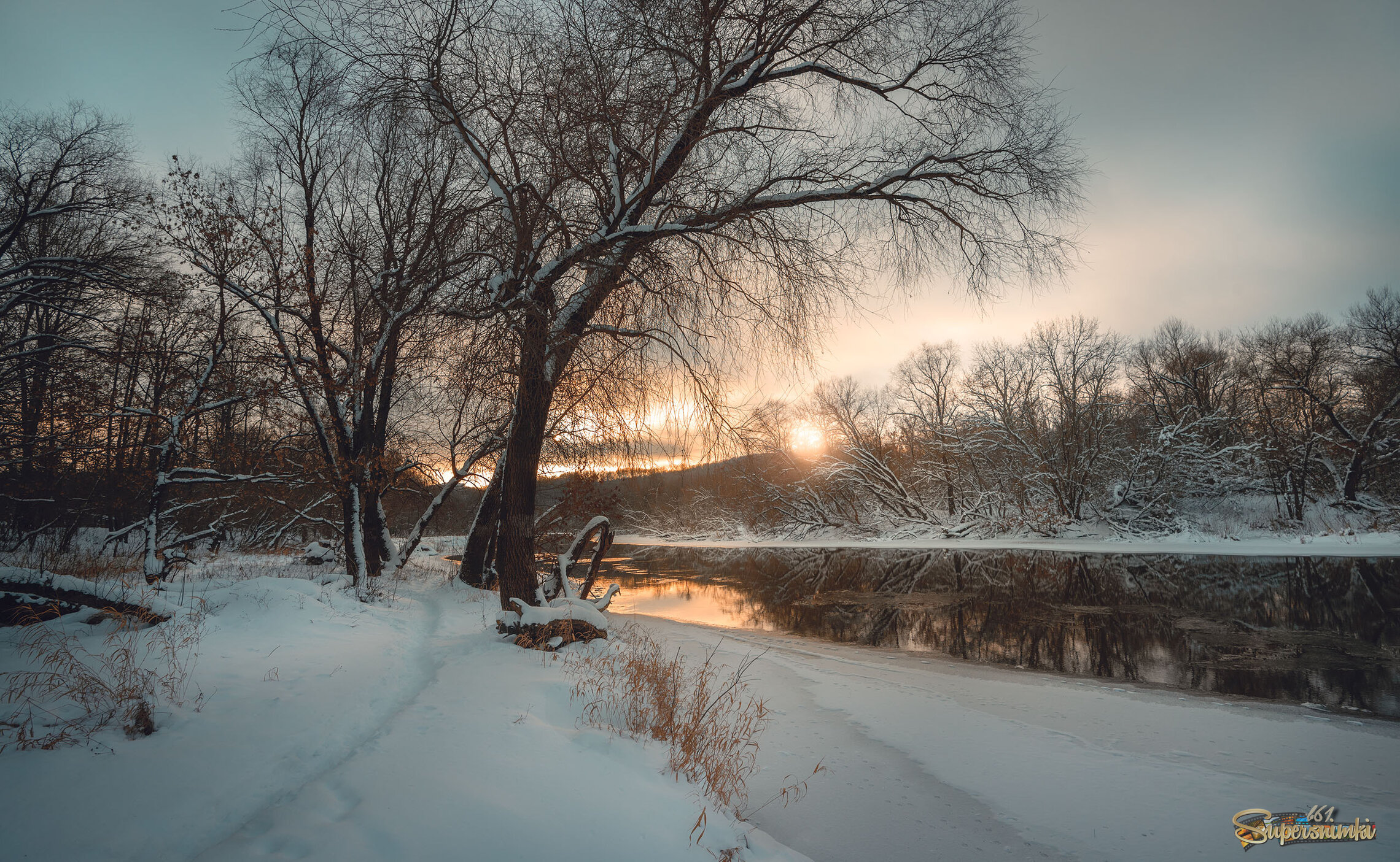Январский вечер на Десне