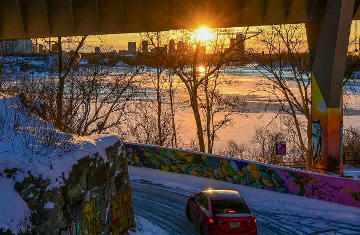 Авто - и пешеходные дорожки