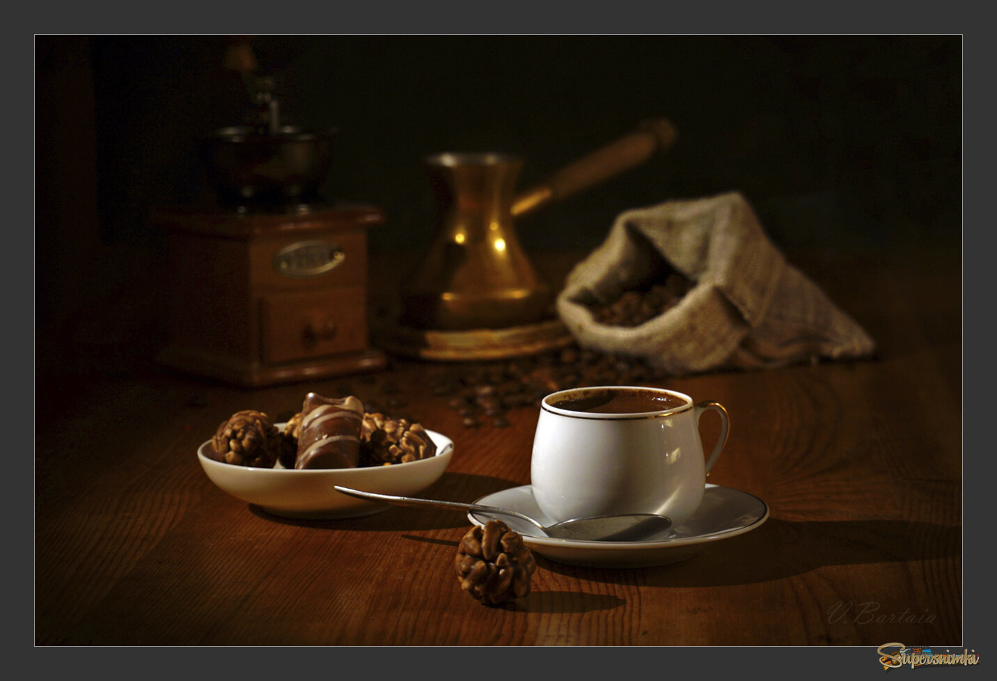 Чашечка ароматного кофе