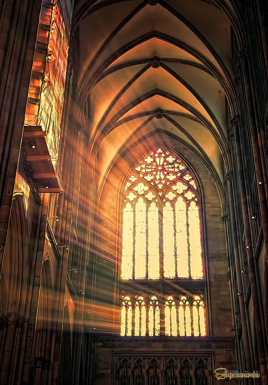 Витраж в Кельнском соборе