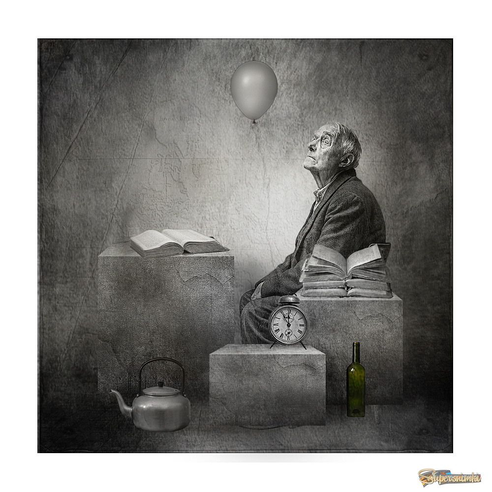 на закате...