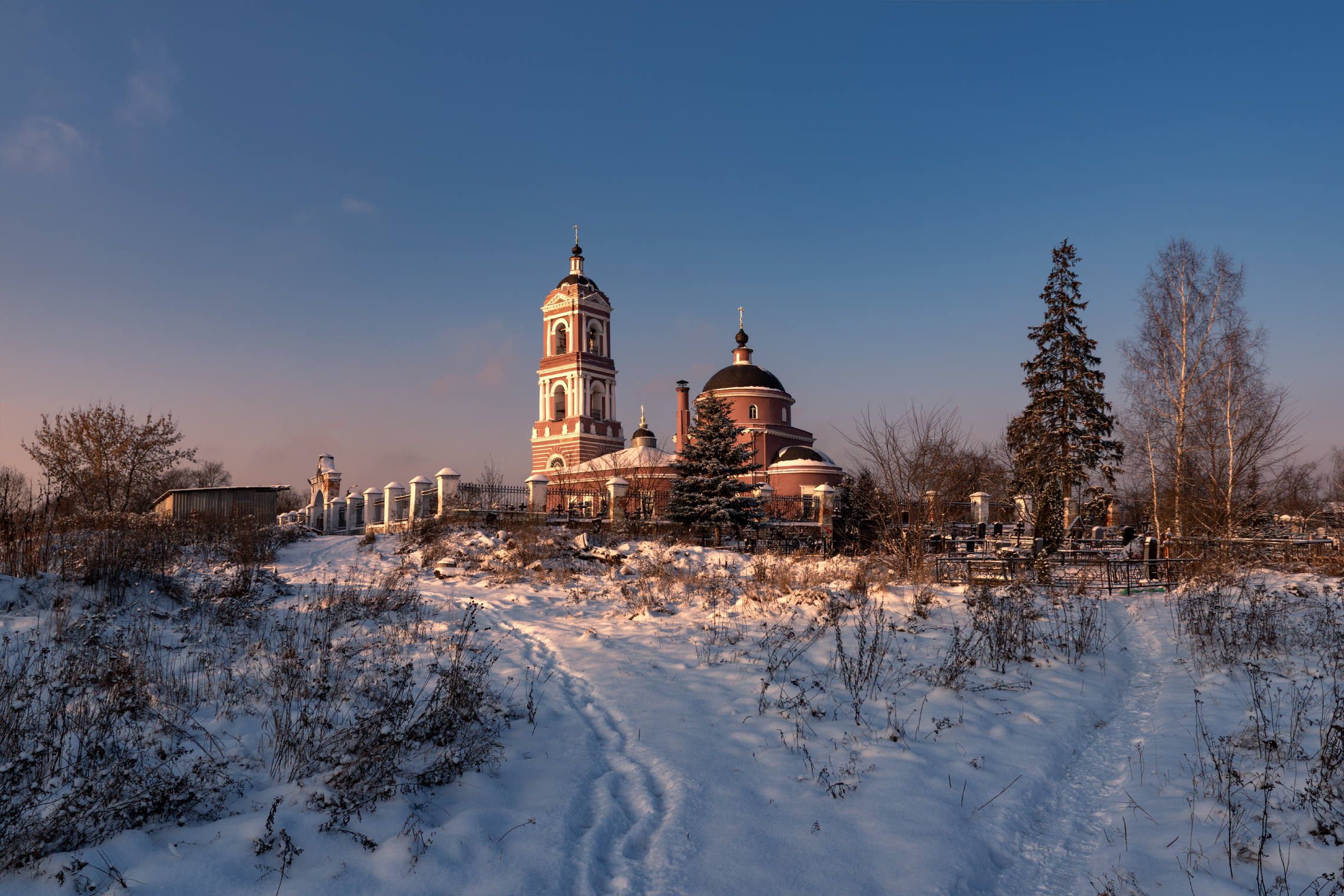 зимним вечером в Богослово