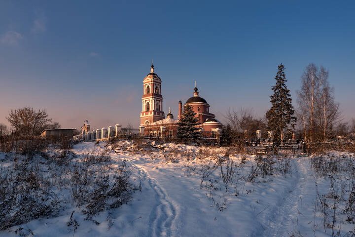 зимним вечером в Богослово